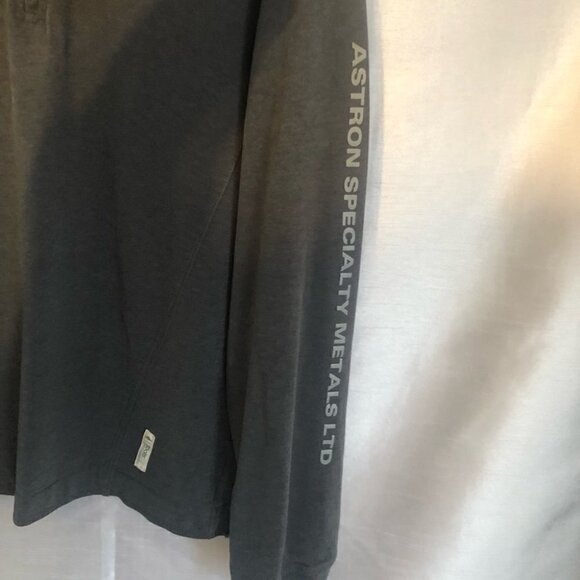 NWOT Roots 73 1/4 Zip Pullover Mens Lg Grey - Picture 6 of 10